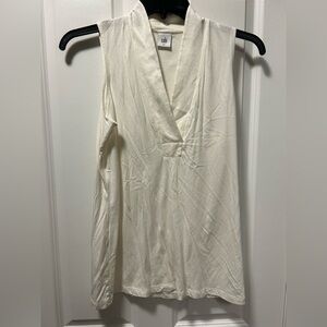 Cabi cream sleevless tee